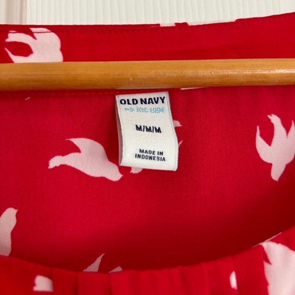 LNC beautiful red bird print mini dress size medium ♥️ 💃 - Picture 3 of 4